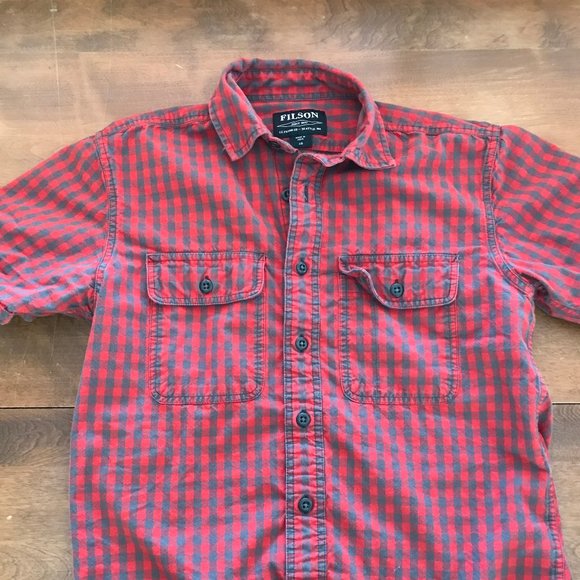 Filson Button Up Shirt Short Sleeve - Picture 1 of 3